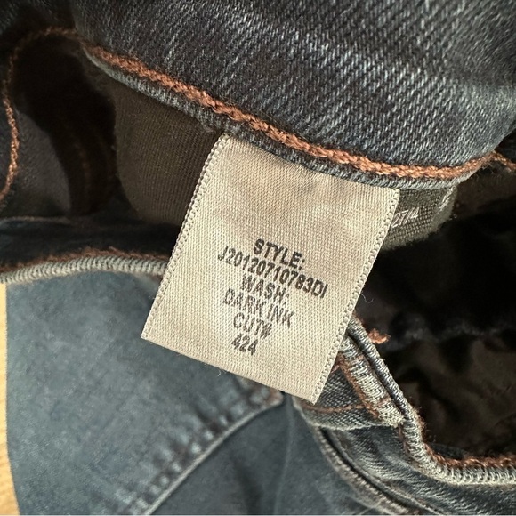 Veronica Beard Emma Skinny Mid Rise Women’s Dark Ink Jeans Sz 27/4 GUC - Picture 5 of 8